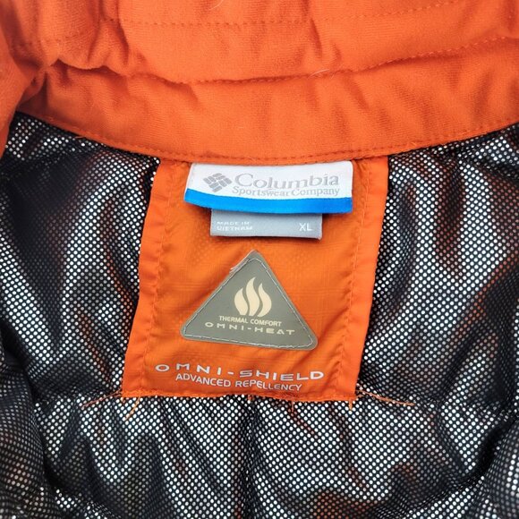 Columbia Women's Orange Omni-Heat Thermal Vest XL Lightweight Quilted Design - Picture 3 of 3